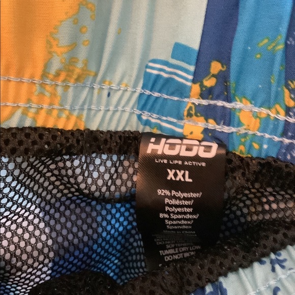 Hodo Sports - Mens Swim Trunks - Mesh Lined With Pockets - Picture 5 of 7